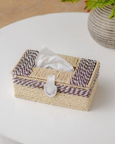 Organic Chic Rattan Tissue Box - The Decor Kart