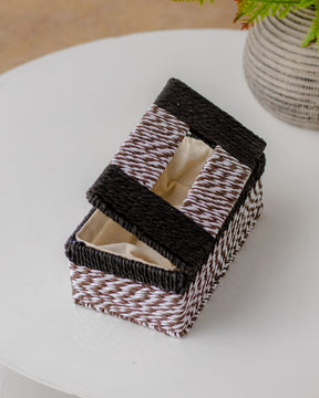 Woven Wonder Rattan Tissue Box - The Decor Kart