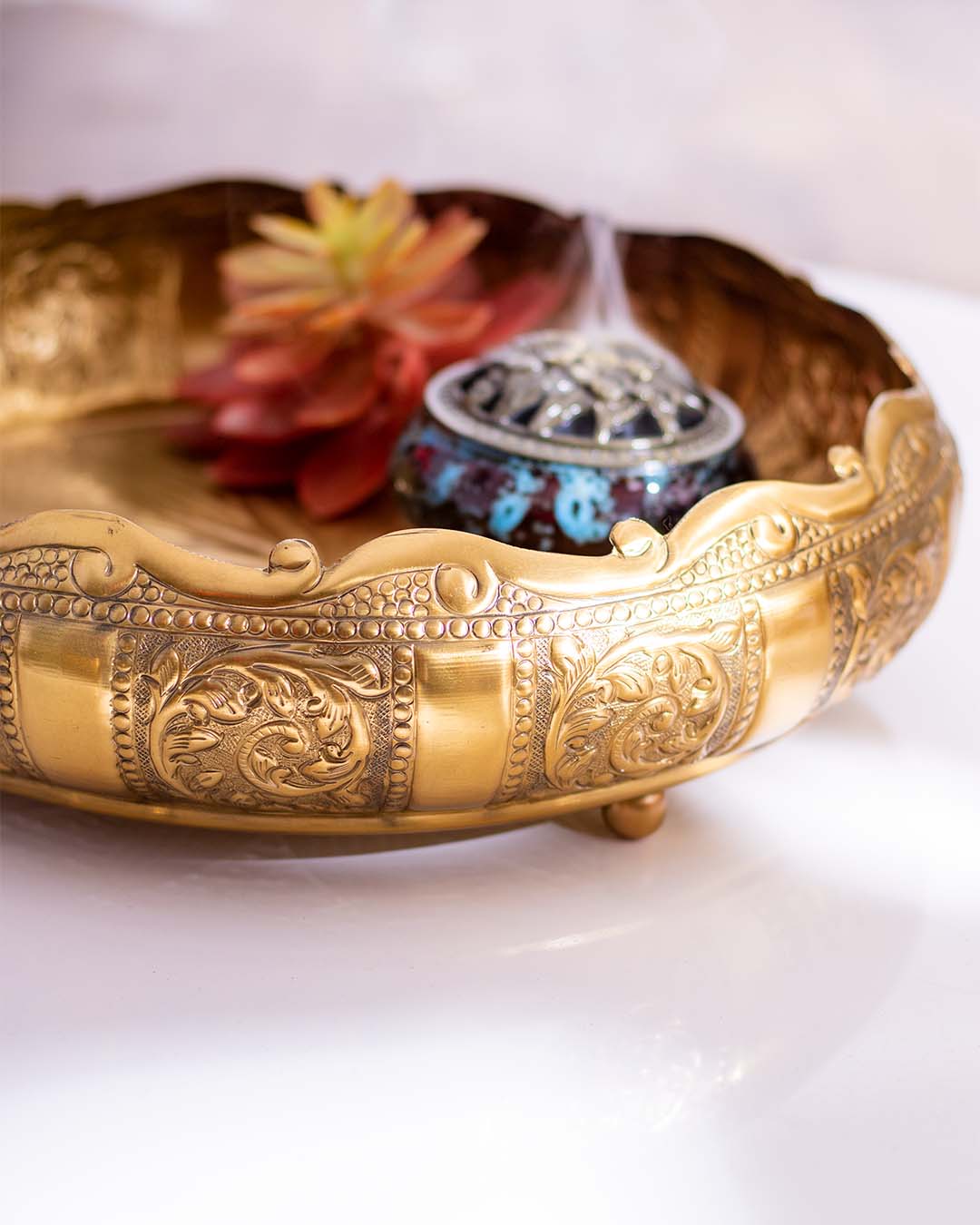 'Embossed' Handcrafted Bowl - 11"