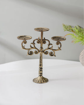 Illuminate in Cast Iron 3 Arm Candelabra - The Decor Kart