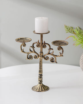 Illuminate in Cast Iron 3 Arm Candelabra - The Decor Kart