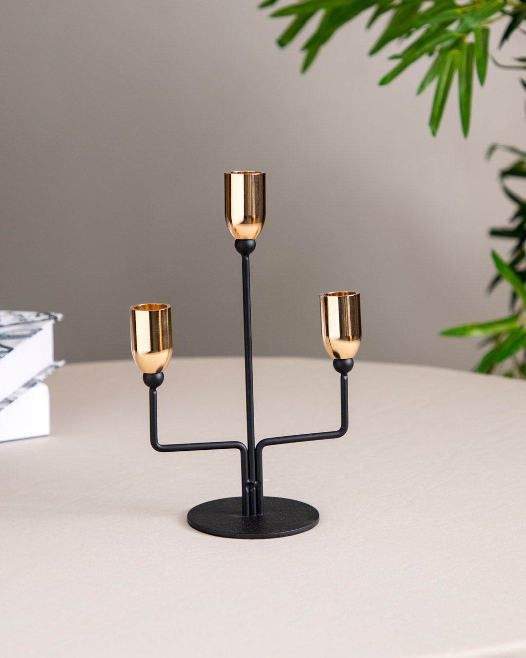 Allure 3-Arm Illumination Candle Holder - The Decor Kart