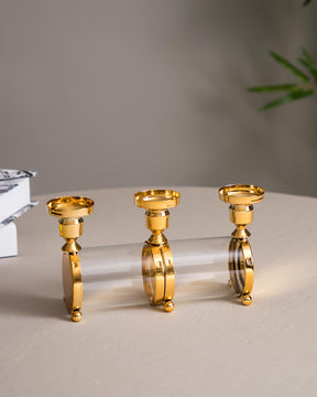 Majestic Tri-Candle Holder - The Decor Kart