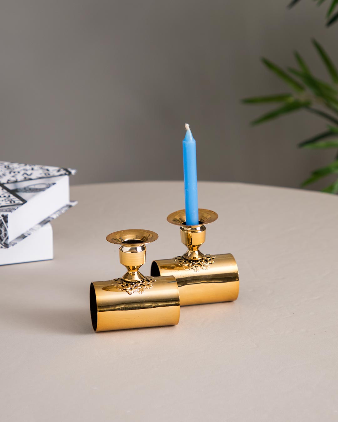 Stylish and Functional Double Candle Holder - The Decor Kart