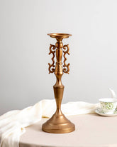 'Radiant Elegance' A Stunning Pillar Candle Holder - Small - The Decor Kart