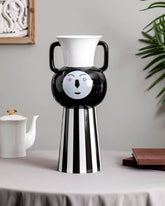 Stripe Affiant Flower Vase - The Decor Kart