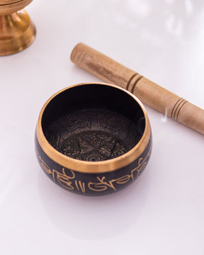 Singing Bowl with Wooden Stick - 5"