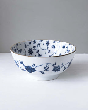 Orchid Blue & White Serving Bowls - The Decor Kart