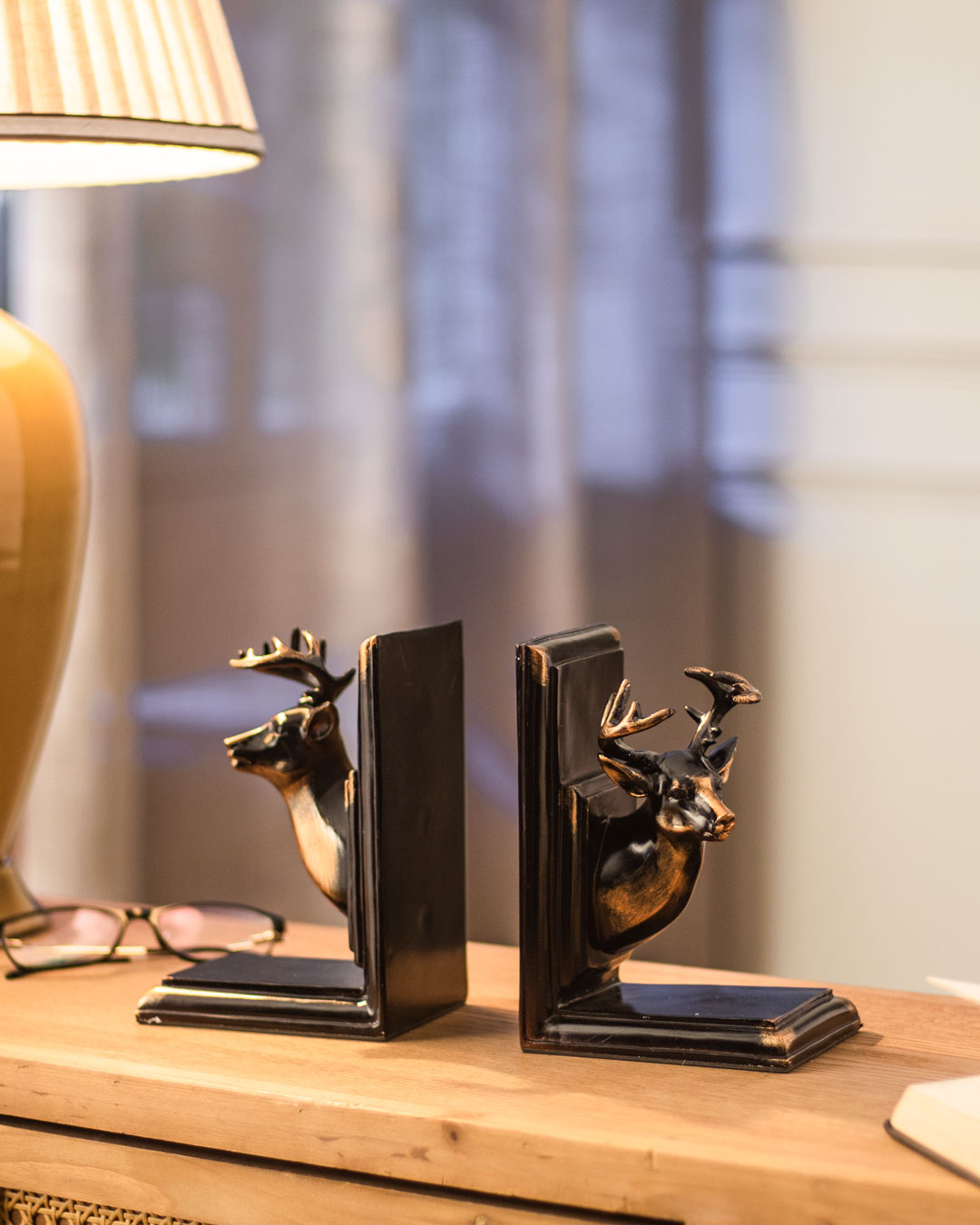 'Majestic Reindeer' Bookend Set - The Decor Kart