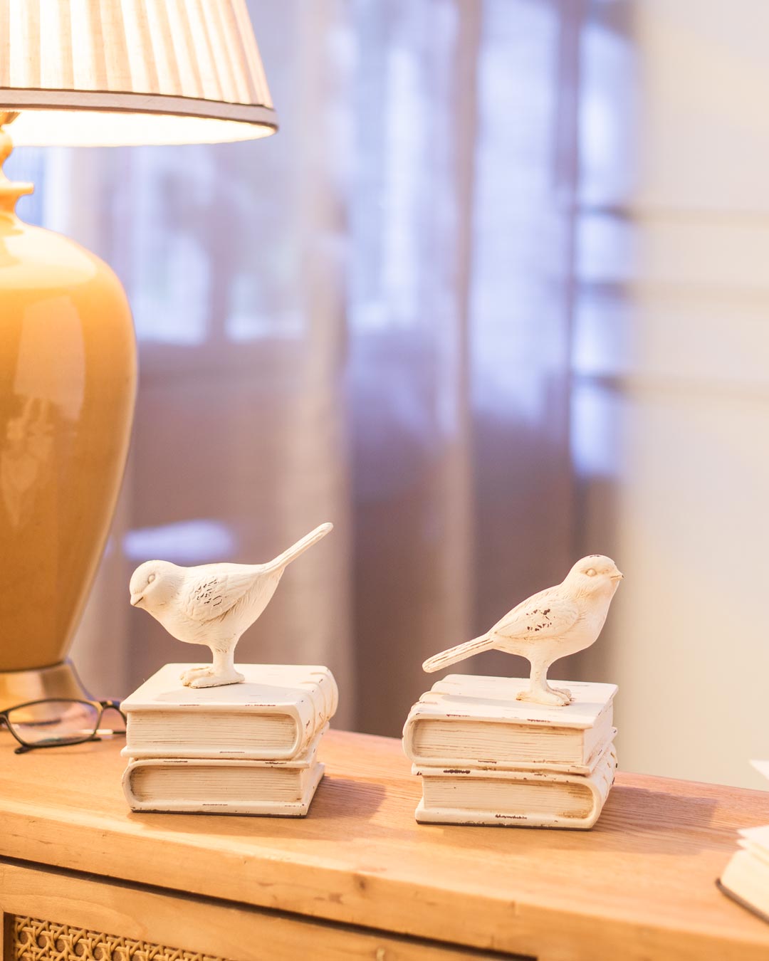 Spirited Sparrows Bookend Set - The Decor Kart