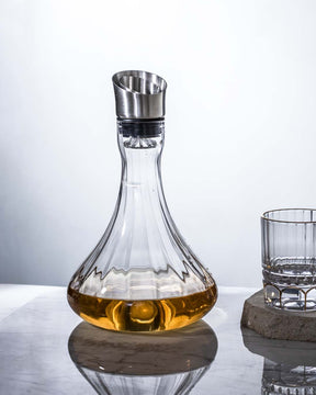 Waterfall Crystal Whiskey Decanter - The Decor Kart