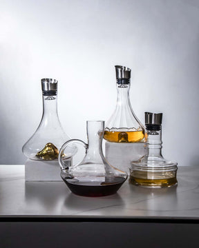 Ice Mountan Glass Decanter - The Decor Kart