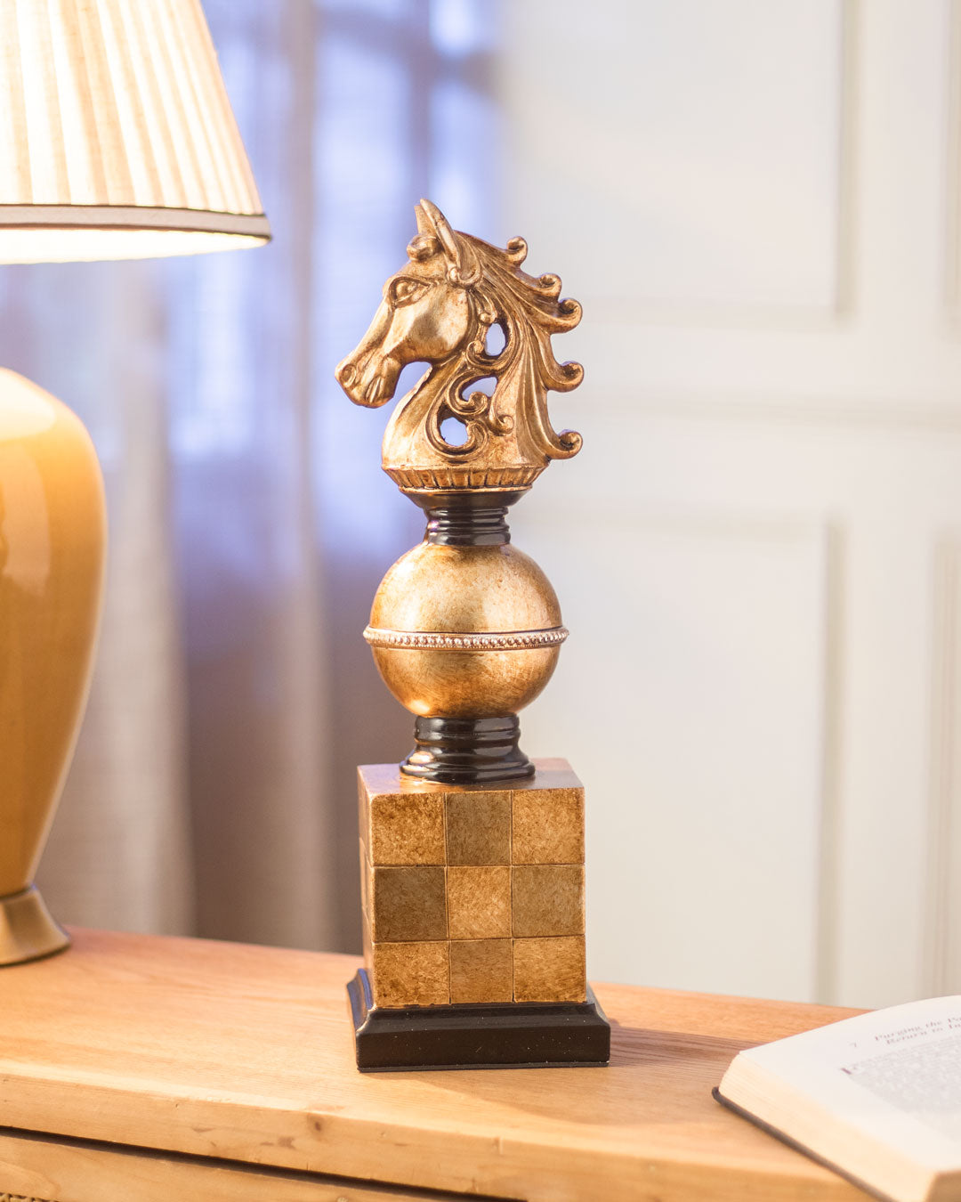 King, Queen & Knight Oversized Chess Pieces - Set of 3 - The Decor Kart