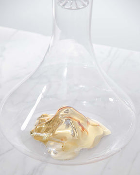 Golden Iceberg Whiskey Glass Decanter - The Decor Kart