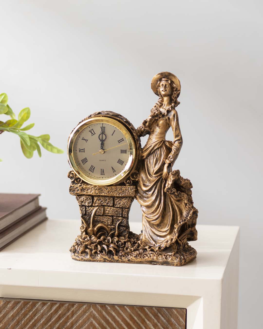 'Victorian Lady' Table Top Clock - The Decor Kart