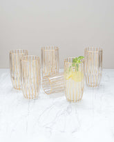 Fire Long Drinking Glasses - Set Of 2 - The Decor Kart