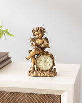 Classic Gold Angle Table Top Clock - The Decor Kart