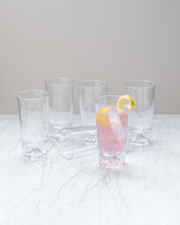 Thick Bottom Iceberg Drinking Glasses - Set Of 6 - The Decor Kart