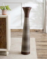 Lansdown Dual-Tone Floor Vase - Large - The Decor Kart