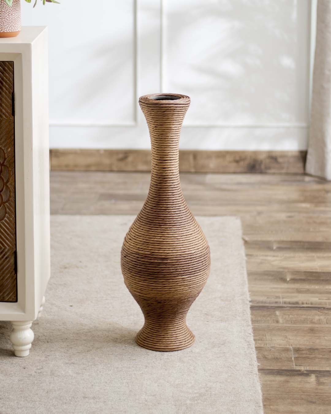 Bohemé Seagrass Floor Vase - SMALL - The Decor Kart