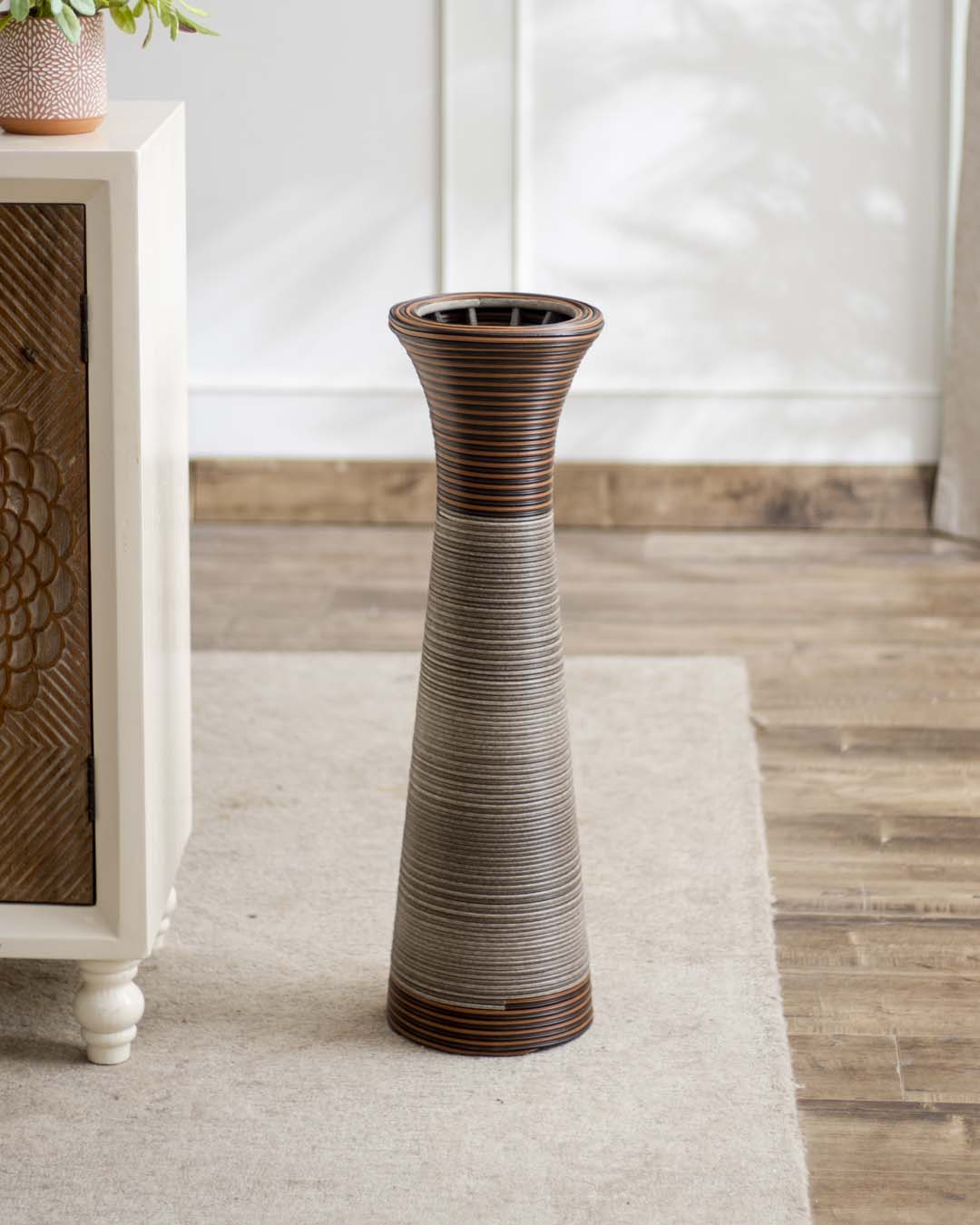 Lansdown Dual-Tone Floor Vase - SMALL - The Decor Kart