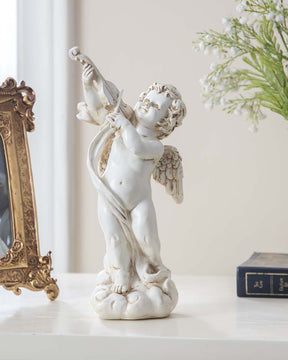 Playing Violin Angel Cherub Figurine - The Decor Kart