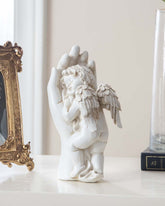 Hand Sleeping Angel Cherub Figurine - Small - The Decor Kart