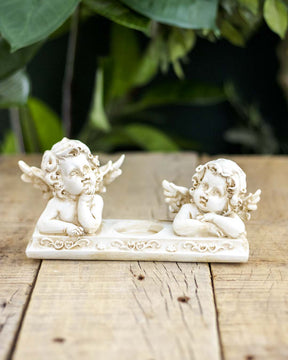 Adorable Angel Cherub Figurine & T-Light Holder - The Decor Kart