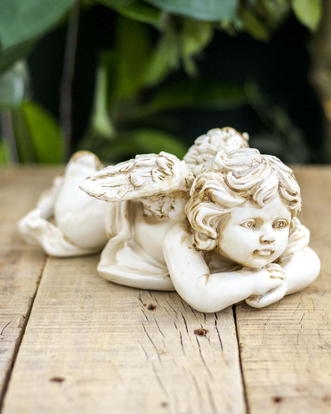 Thinking Angel Cherub Figurine - The Decor Kart