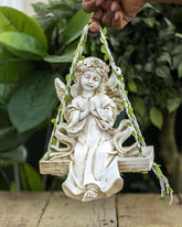 Hand Sleeping Angel Cherub Figurine - The Decor Kart