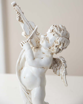 Playing Violin Angel Cherub Figurine - The Decor Kart