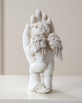 Hand Sleeping Angel Cherub Figurine - Small - The Decor Kart