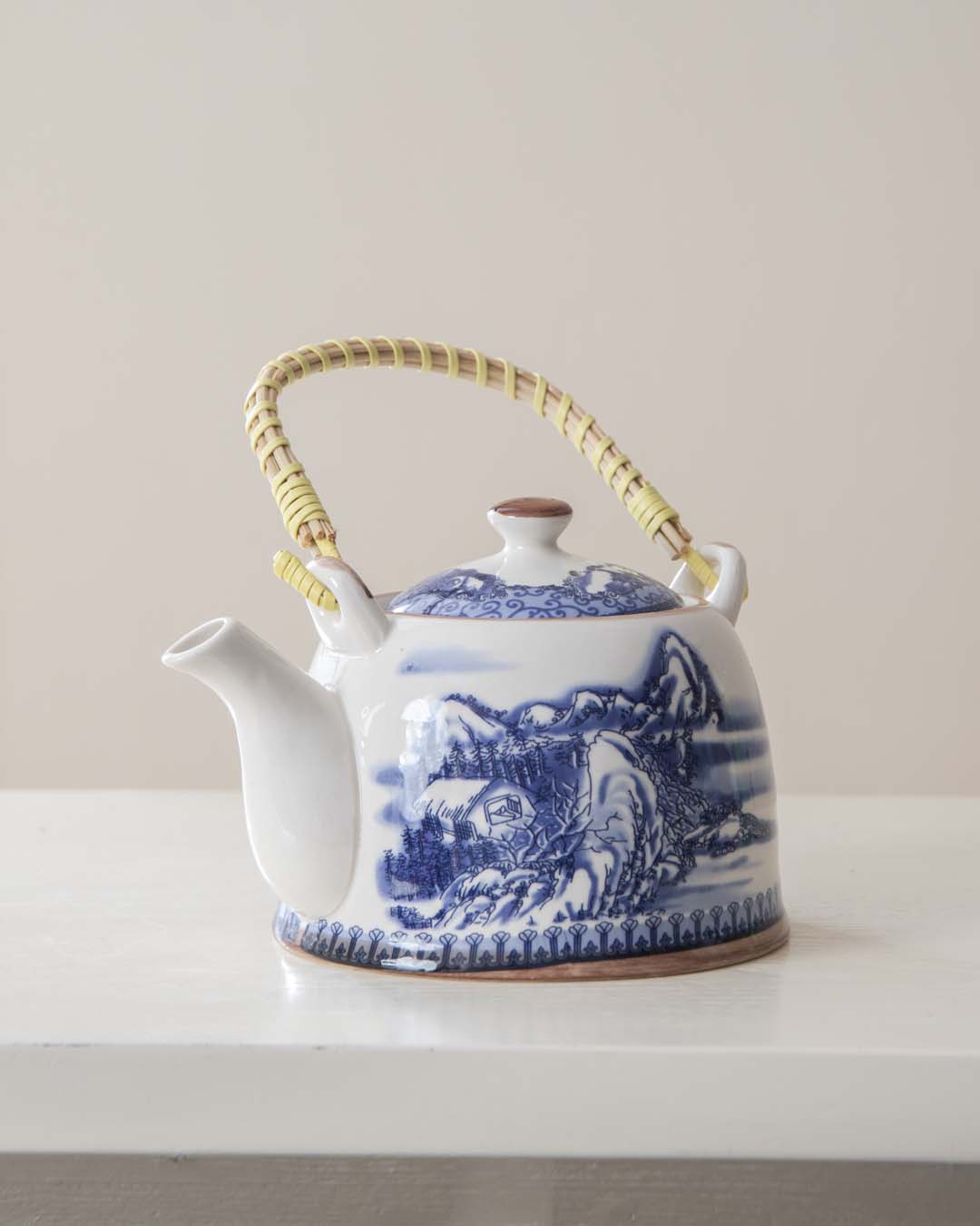 Seascape Ceramic Tea Kettle - The Decor Kart