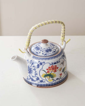 Lotus Pond Ceramic Tea Kettle - The Decor Kart