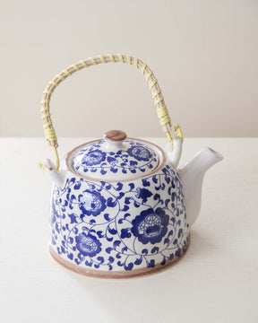 Peony Ceramic Tea Kettle - The Decor Kart