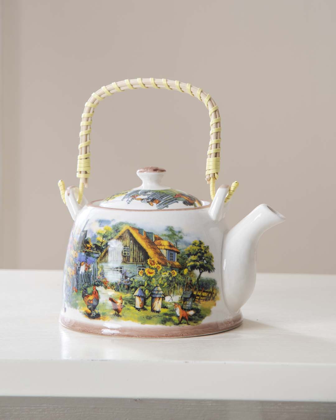 House Above the Lake Ceramic Tea Kettle - The Decor Kart