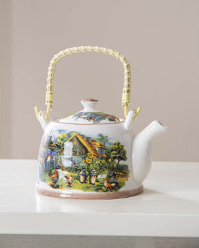 House Above the Lake Ceramic Tea Kettle - The Decor Kart