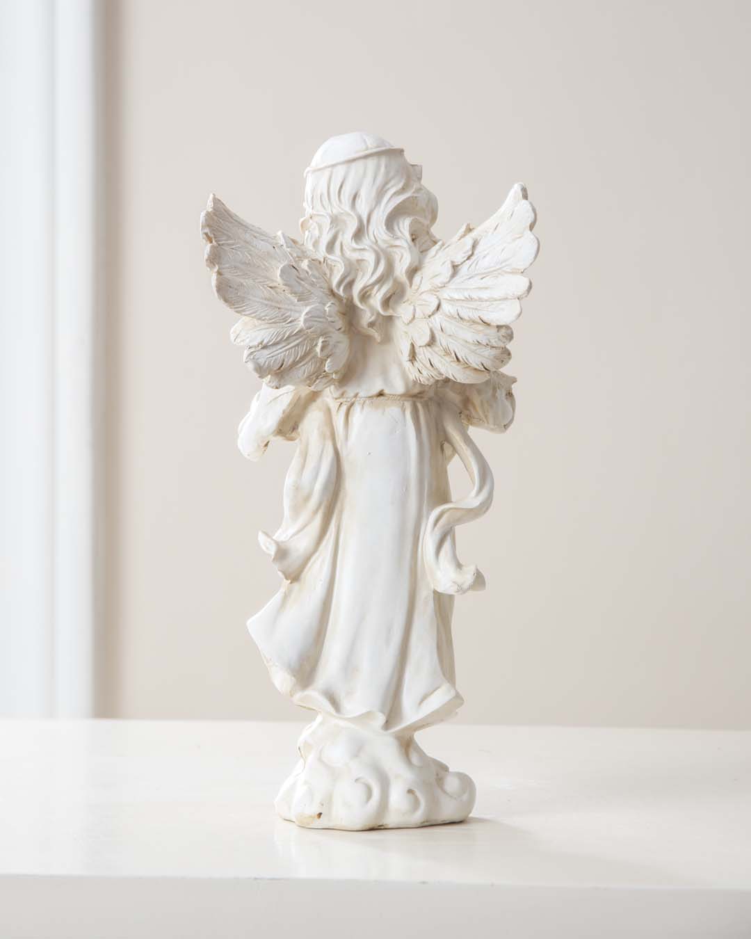 Tied Ribbons Angel Cherub Figurine - The Decor Kart