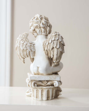 Playing Bird Angel Cherub Figurine - The Decor Kart