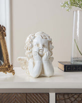 Thinking Angel Cherub Figurine - The Decor Kart