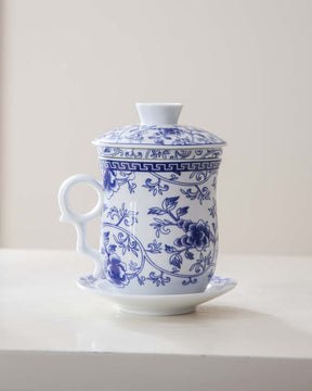 Chinoiserie Infuser Tea Mug - The Decor Kart