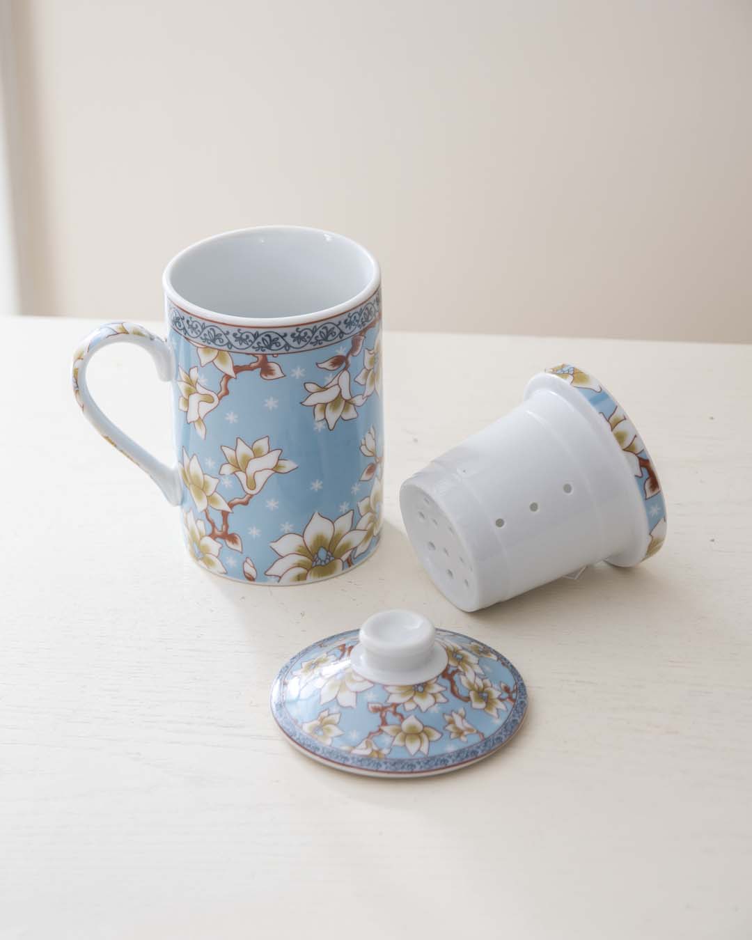 Mokuren Infuser Tea Mug - The Decor Kart