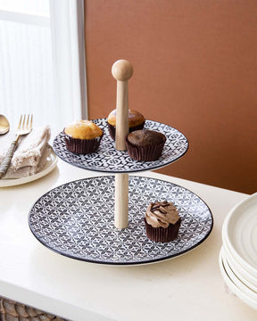 Seamless 2-Tier Cake Stand - The Decor Kart