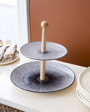 Vortex 2-Tier Cake Stand - The Decor Kart