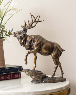 Calling Mountain Elk - Bronze Finish Sculpture - The Decor Kart