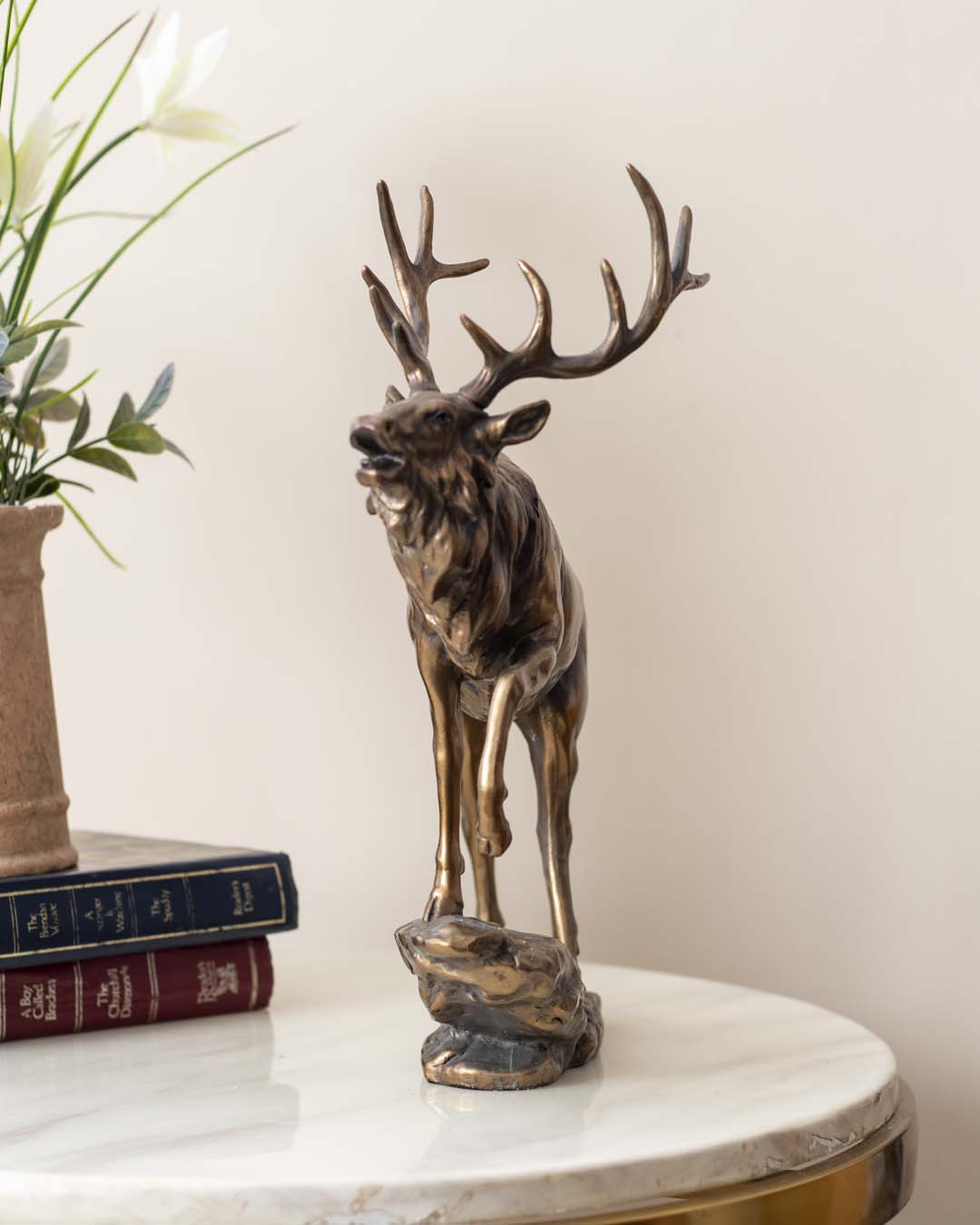 Calling Mountain Elk - Bronze Finish Sculpture - The Decor Kart