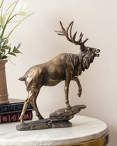 Calling Mountain Elk - Bronze Finish Sculpture - The Decor Kart