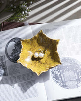 The Flower Ring Dish - Rustic Gold - The Decor Kart