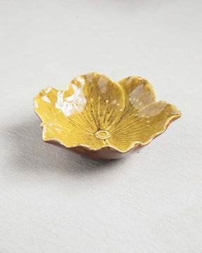 The Flower Ring Dish - Rustic Gold - The Decor Kart