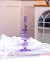 Taper Candle Holder - Purpel - The Decor Kart